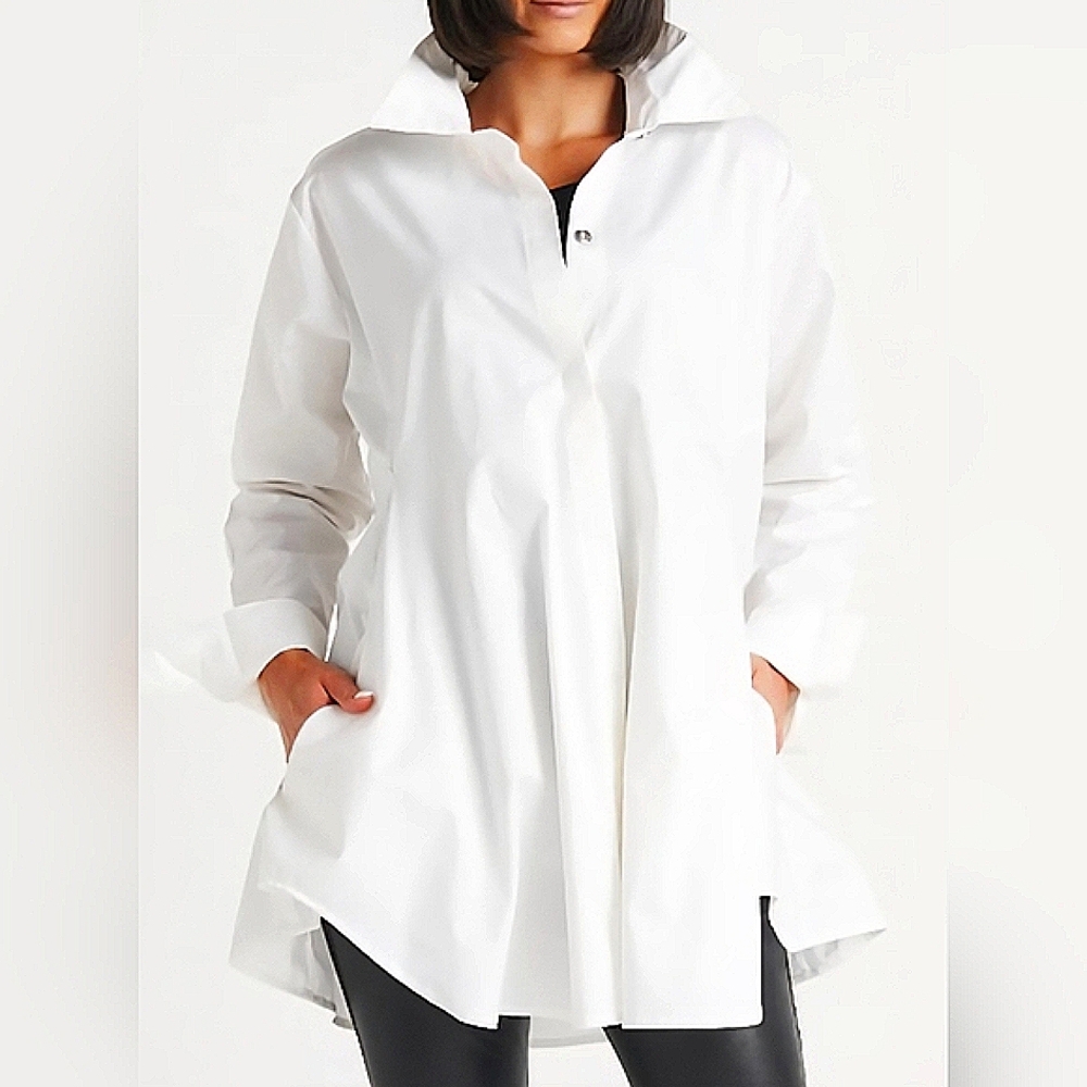 PLANET BY LAUREN G  White Long Sleeve Women's Top